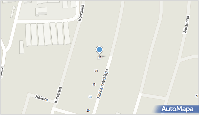 Wilamowice, Kochanowskiego Jana, 37, mapa Wilamowice