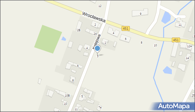 Wilków, Kolejowa, 3, mapa Wilków