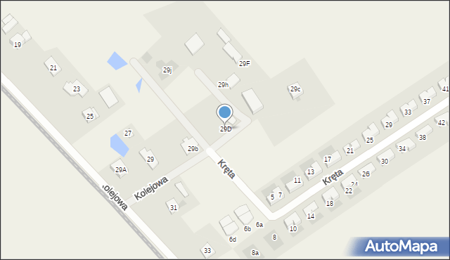 Wilkowice, Kolejowa, 29D, mapa Wilkowice