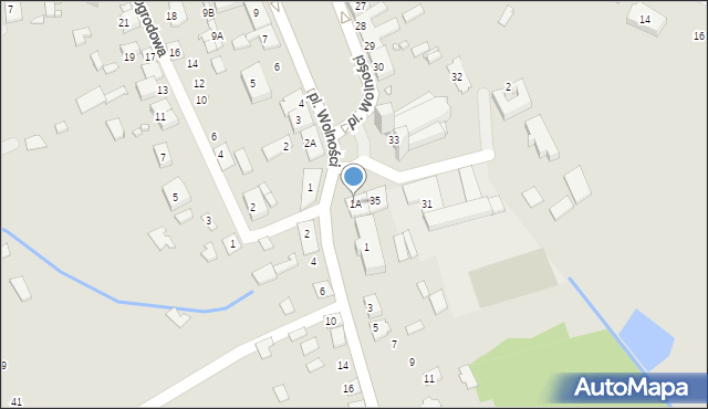 Wiskitki, Kościuszki Tadeusza, gen., 1A, mapa Wiskitki