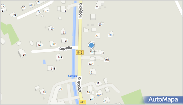 Wisła, Kopydło, 31, mapa Wisła