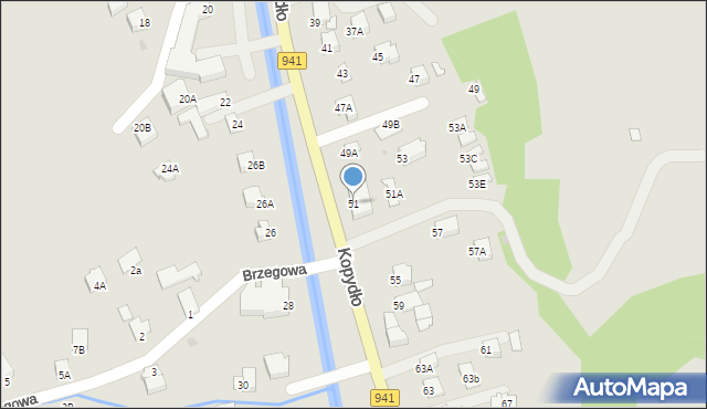 Wisła, Kopydło, 51, mapa Wisła