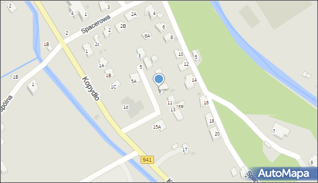 Wisła, Kopydło, 9, mapa Wisła