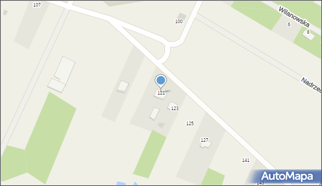 Wiśniew, Kościuszki Tadeusza, gen., 121, mapa Wiśniew