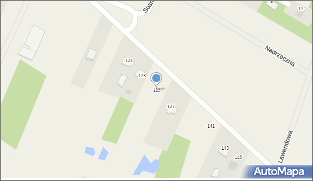 Wiśniew, Kościuszki Tadeusza, gen., 125, mapa Wiśniew