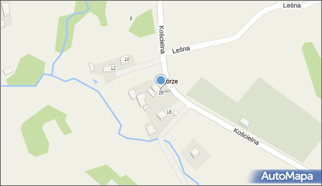 Witanowice, Kościelna, 16, mapa Witanowice