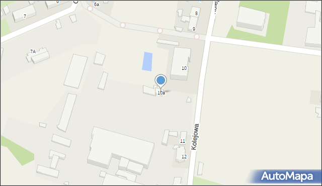 Witaszyce, Kolejowa, 10a, mapa Witaszyce