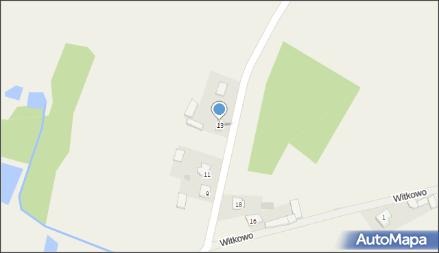 Wizna, Kopernika Mikołaja, 13, mapa Wizna