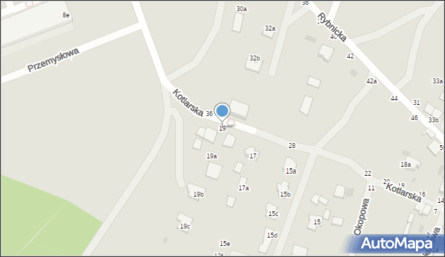 Włocławek, Kotlarska, 19, mapa Włocławka