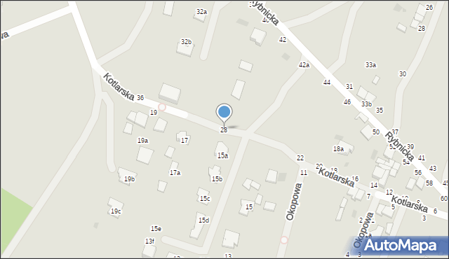 Włocławek, Kotlarska, 28, mapa Włocławka