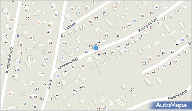 Włodawa, Konopnickiej Marii, 35, mapa Włodawa