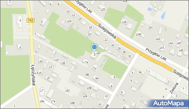 Włodzimierzów, Kolejowa, 4, mapa Włodzimierzów