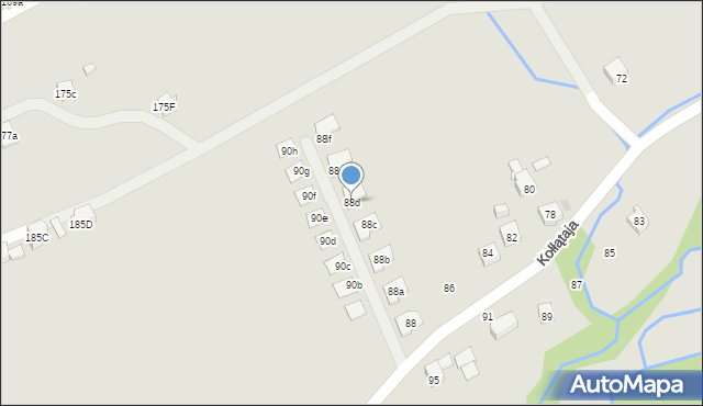 Wodzisław Śląski, Kołłątaja Hugo, 88d, mapa Wodzisławia Śląskiego