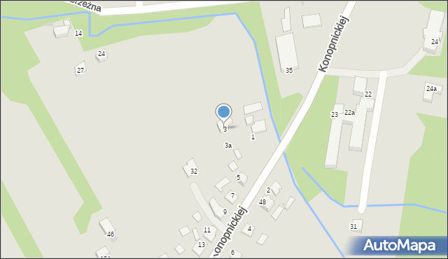 Wojnicz, Konopnickiej Marii, 3, mapa Wojnicz