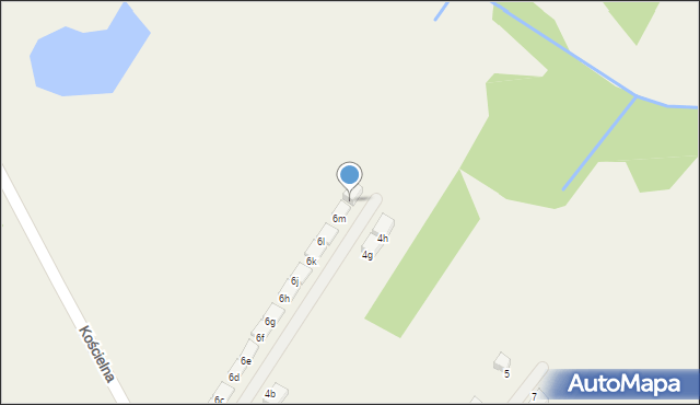 Wola Przypkowska, Kościelna, 6n, mapa Wola Przypkowska