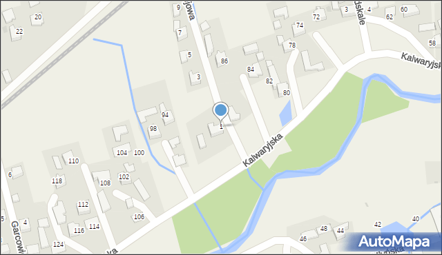 Wola Radziszowska, Kolejowa, 1, mapa Wola Radziszowska