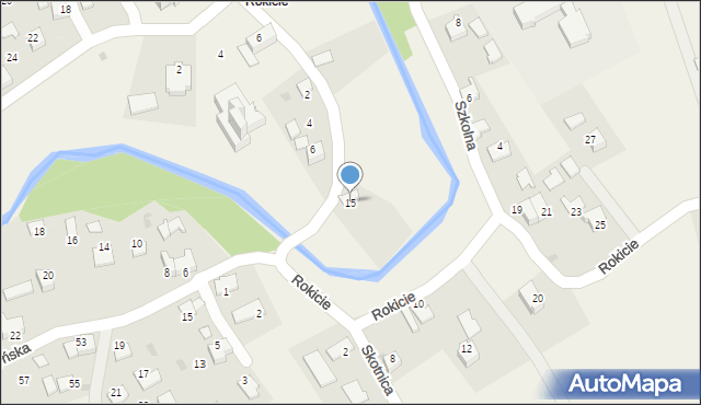 Wola Radziszowska, Kościelna, 15, mapa Wola Radziszowska