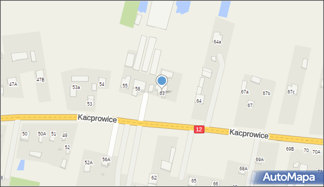 Wolanów, Kowalanka, 63, mapa Wolanów