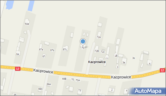 Wolanów, Kowalanka, 71, mapa Wolanów