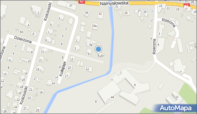 Wołczyn, Kołłątaja Hugo, 7, mapa Wołczyn