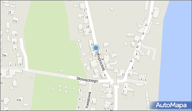 Wolin, Konopnickiej Marii, 10, mapa Wolin