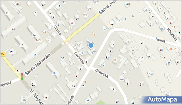 Wołomin, Kolonia Gródek, 5, mapa Wołomin