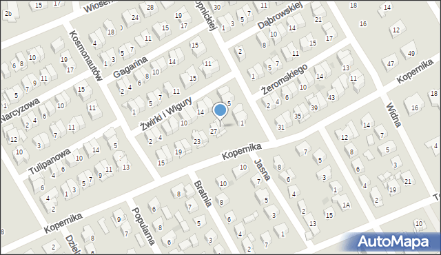 Wołomin, Kopernika Mikołaja, 29, mapa Wołomin