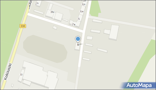 Wołów, Kościuszki Tadeusza, gen., 39, mapa Wołów
