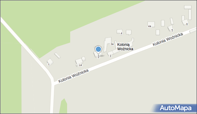 Woźniki, Kolonia Woźnicka, 2, mapa Woźniki