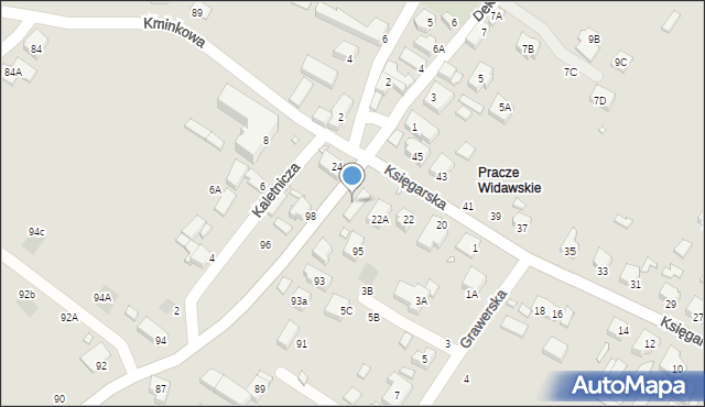 Wrocław, Kominiarska, 97, mapa Wrocławia