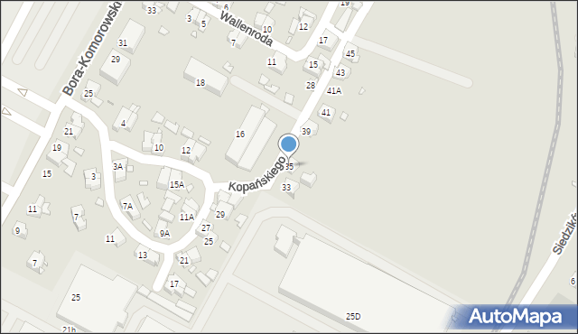 Wrocław, Kopańskiego Stanisława, gen., 35, mapa Wrocławia