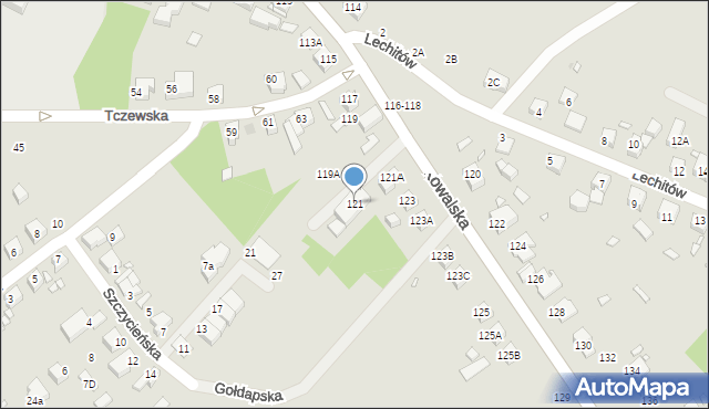 Wrocław, Kowalska, 121, mapa Wrocławia