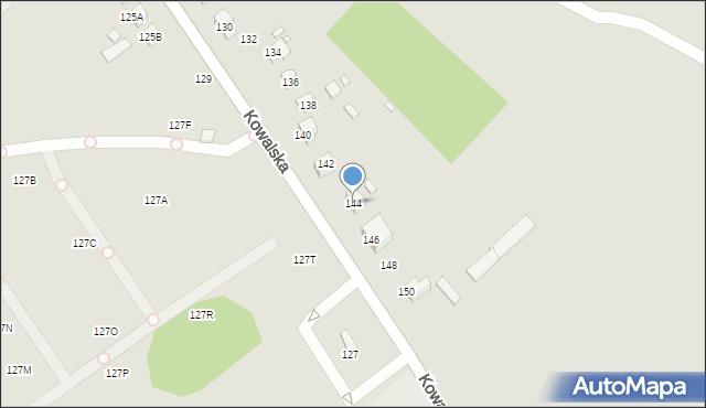 Wrocław, Kowalska, 144, mapa Wrocławia