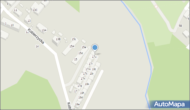 Wrocław, Kobierzycka, 17w, mapa Wrocławia