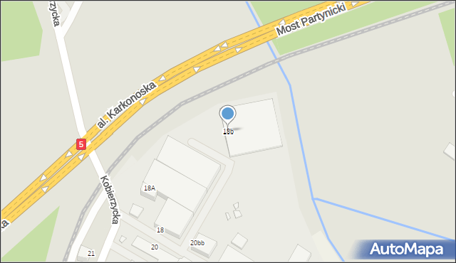 Wrocław, Kobierzycka, 18b, mapa Wrocławia