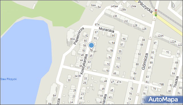 Wrocław, Koszykarska, 49, mapa Wrocławia