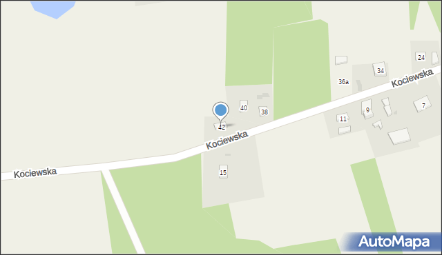 Wycinki, Kociewska, 42, mapa Wycinki