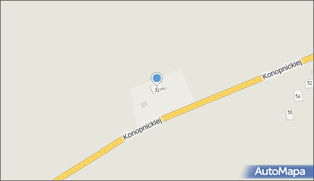 Wyśmierzyce, Konopnickiej Marii, 31, mapa Wyśmierzyce