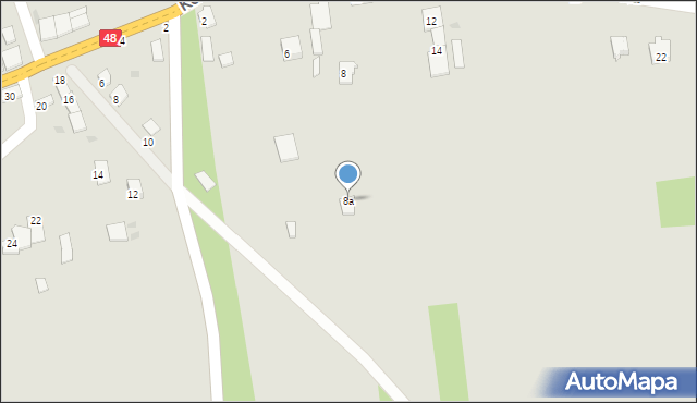 Wyśmierzyce, Kopernika Mikołaja, 8a, mapa Wyśmierzyce