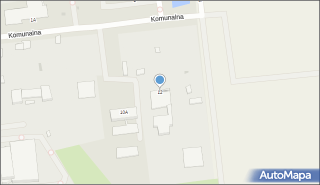 Wyszków, Komunalna, 12, mapa Wyszków