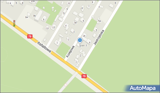 Żabieniec, Kolejowa, 2, mapa Żabieniec