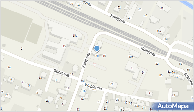 Zabierzów, Kolejowa, 28, mapa Zabierzów