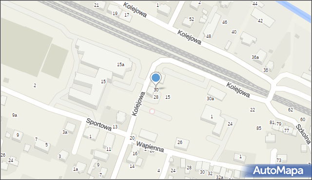 Zabierzów, Kolejowa, 30, mapa Zabierzów