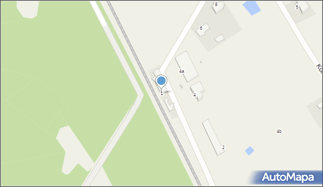 Ząbrowo, Kolejowa, 1, mapa Ząbrowo