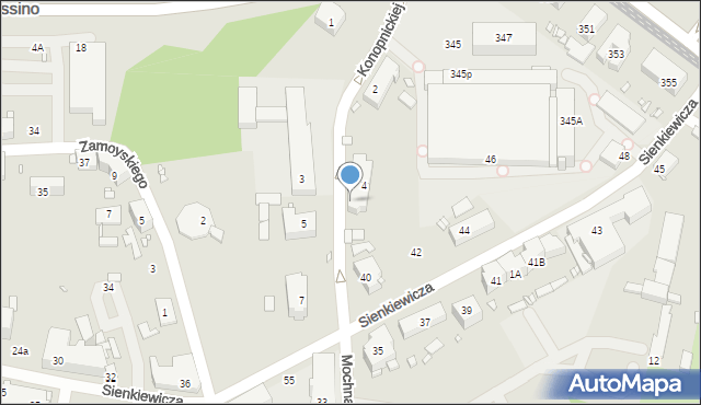 Zabrze, Konopnickiej Marii, 4a, mapa Zabrza