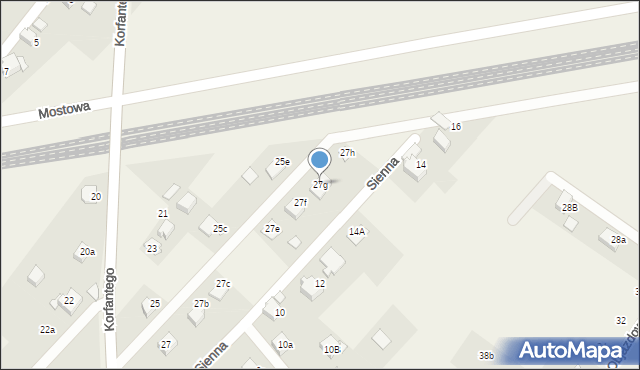 Zabrzeg, Korfantego Wojciecha, 27g, mapa Zabrzeg
