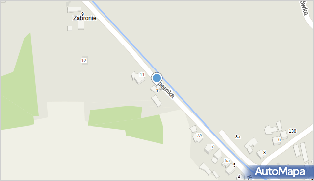 Zakliczyn, Kopernika Mikołaja, 8, mapa Zakliczyn