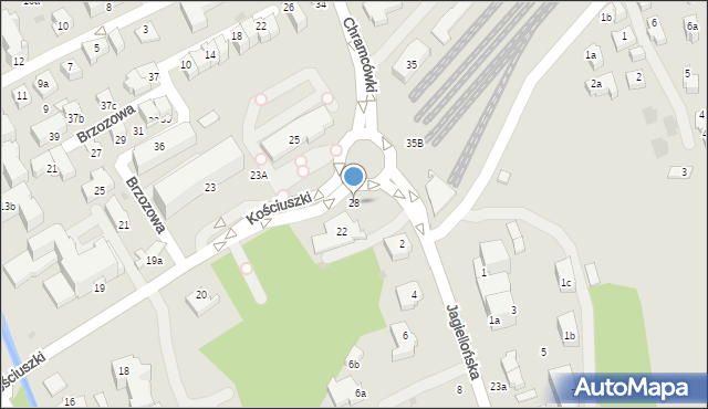 Zakopane, Kościuszki Tadeusza, gen., 28, mapa Zakopanego