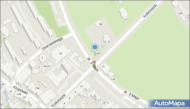 Zakopane, Kościuszki Tadeusza, gen., 31, mapa Zakopanego