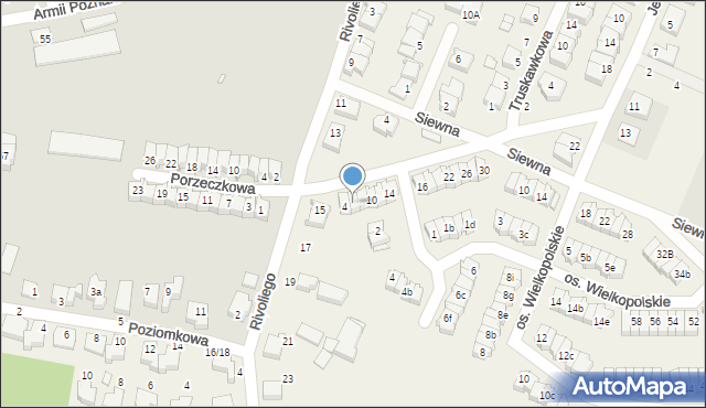 Zalasewo, Kostrzewskiego Józefa, prof., 6, mapa Zalasewo